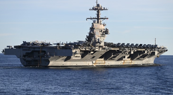 মধ্যপ্রাচ্য থেকে ফিরে যাচ্ছে যুক্তরাষ্ট্রের বৃহত্তম রণতরী